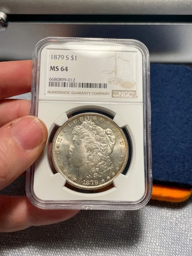 (#101544) Morgan Dollar: 1879 S -- NGC MS 64 --  (see video)