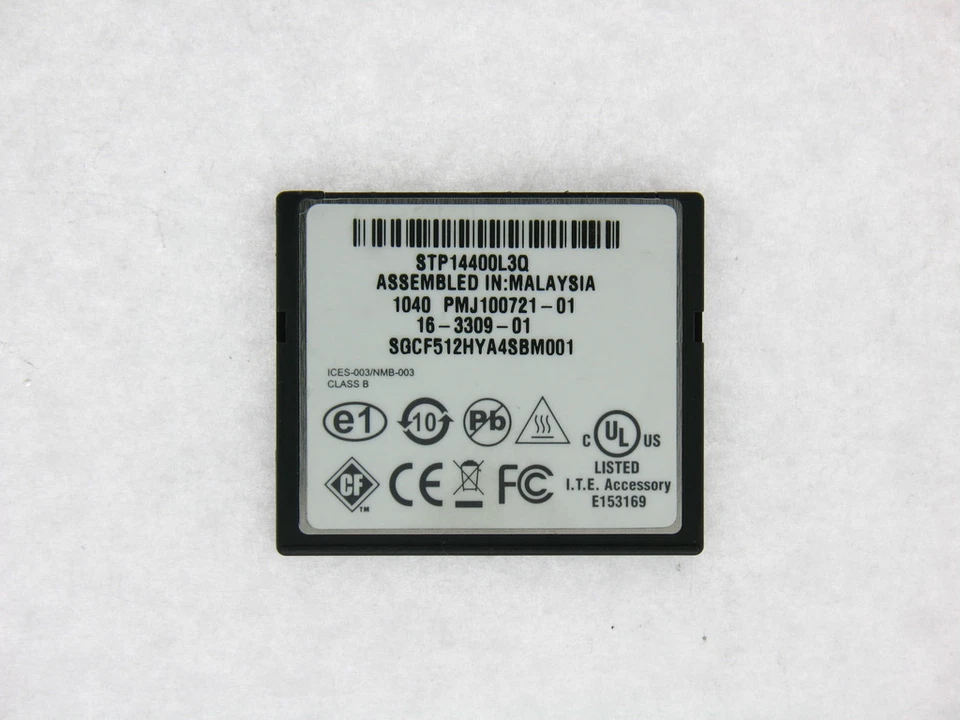SGCF512HYA4SBM001 CISCO 512MB Compact Flash Card - Image 2 of 2