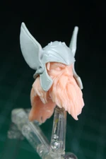 Custom Resin Old King Head Cast for 6in. figure 1:12 Odinson Thor