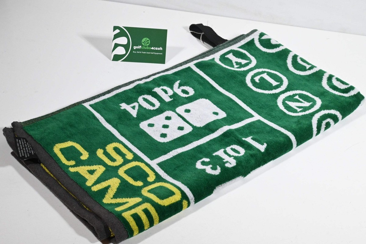 Scotty Cameron Gambler Towel / Green, Yellow, White | eBay UK