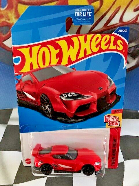 Hot Wheels 2022 Then and Now 8/10 241 2020 '20 Toyota GR Supra Red
