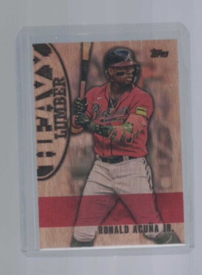 RONALD ACUNA JR 2024 TOPPS #HL-4 HEAVY LUMBER BRAVES (B) | eBay