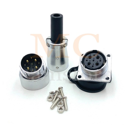 WS24 9Pin Waterproof Electrical Wire Connector,Aviation Plug Socket Connector - Picture 5 of 6