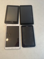 LOT OF 4 Samsung Galaxy Tab ATT Verizon AS IS