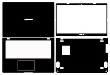 Carbon Vinyl Laptop Sticker Skin Decal Guard Cover for ASUS vivobook14 X415 14"