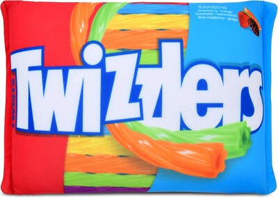 iscream 4174  Twizzlers Rainbow Package Microbead Mini Accent Pillow  12'' x 7''