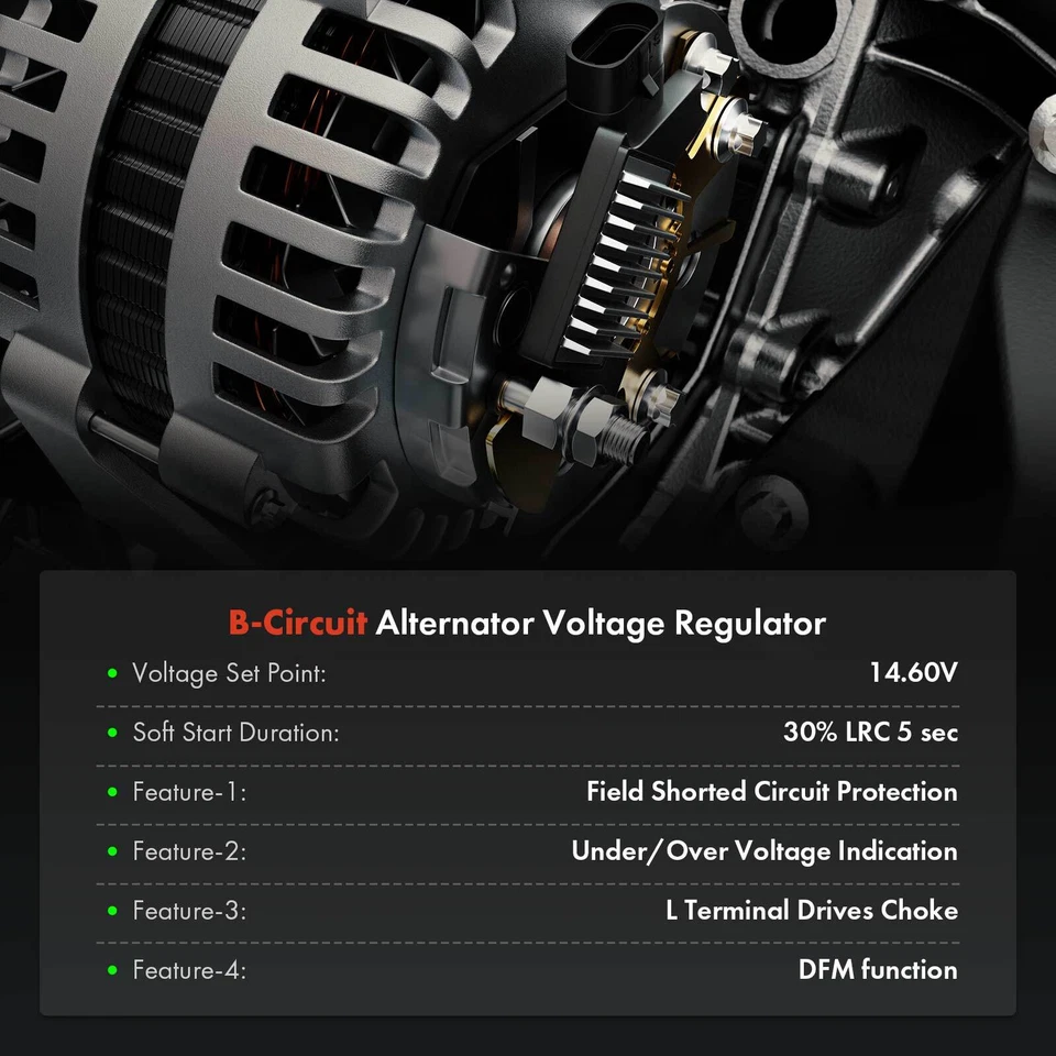 Regulador de voltaje del alternador para Mercedes-Benz Chevrolet Alfa Romeo Opel Saab Foto 2 de 4