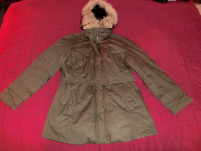 Fuchs Schmitt, 40, dunkelgrün, Kapuze, Damendaunenlongjacke