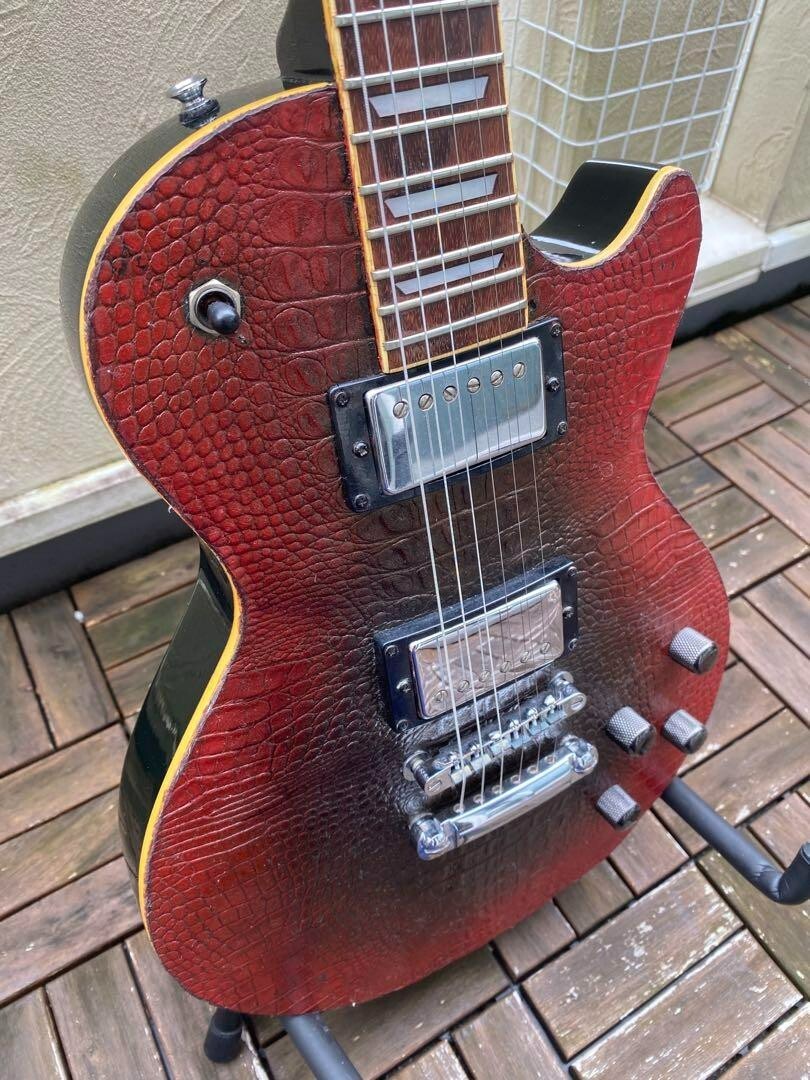 Gaban Les Paul type Japanese vintage guitar w/case used good