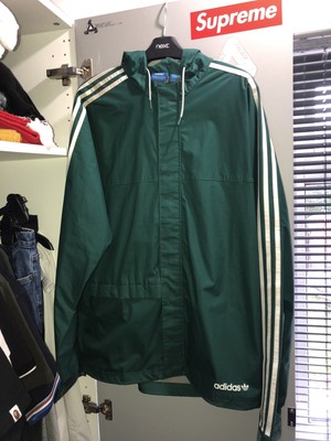 green adidas coat