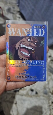 Proxy Custom Wanted One piece Marshall.D.Teach ST03-014 