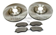 SET 2 DISCHI E PASTIGLIE FRENO ANTERIORI PER KIA SORENTO 2.0 CRDi 2.2 CRDi MK2 2010-2015