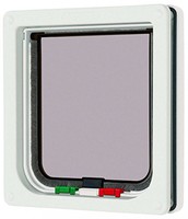 Cat Mate 4 Way Locking Cat Flap, White on sale Cat Mate 4 Way Locking Cat Flap, White on sale