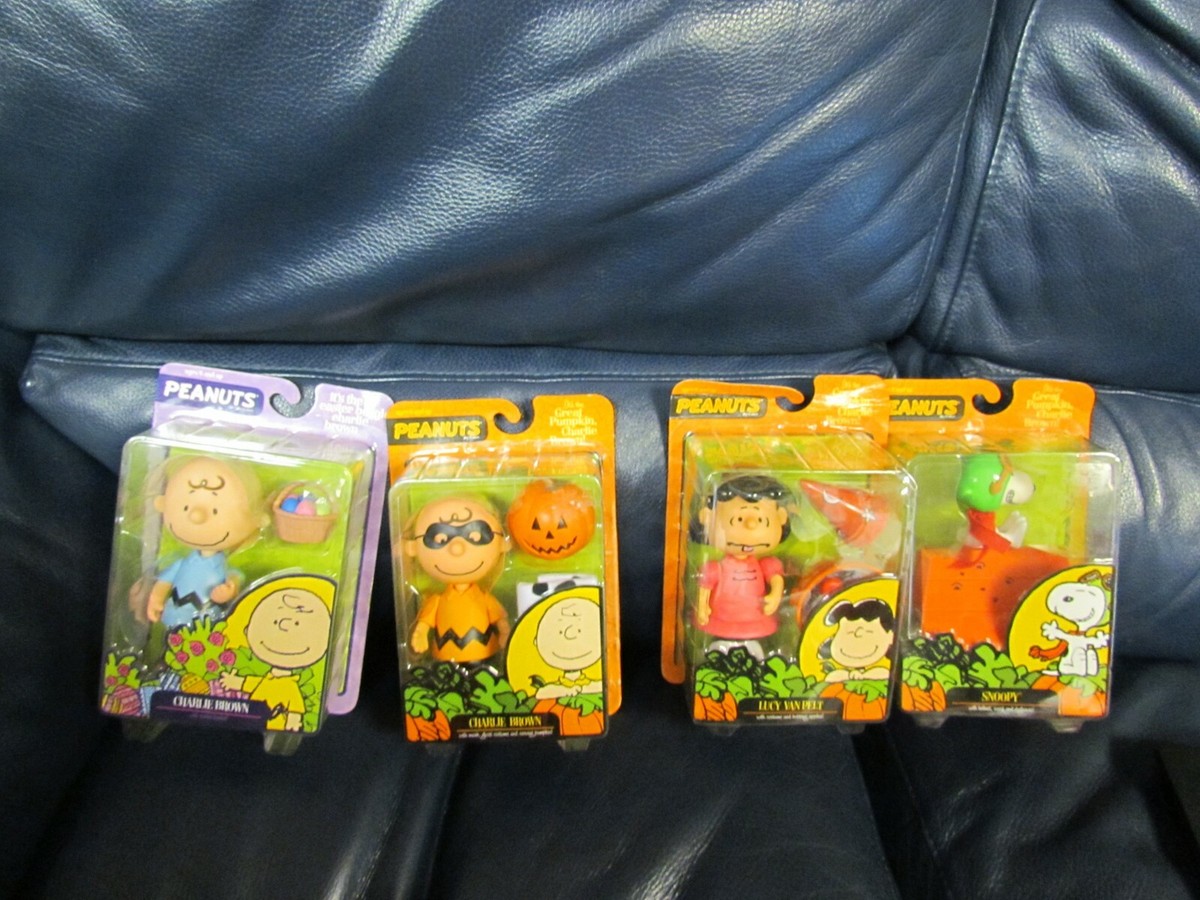 Set of 4 Peanuts It's the Great Pumpkin Charlie Brown Halloween