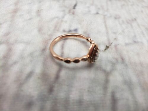 Ring RG Damen Gr. 7 1,20DWT 10k Rotgold, mehrere Diamanten im Rundschliff - Bild 5 von 7