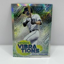 2022 Topps Bowman Baseball Spencer Torkelson Virtuosic Vibrations VV-2 Tigers