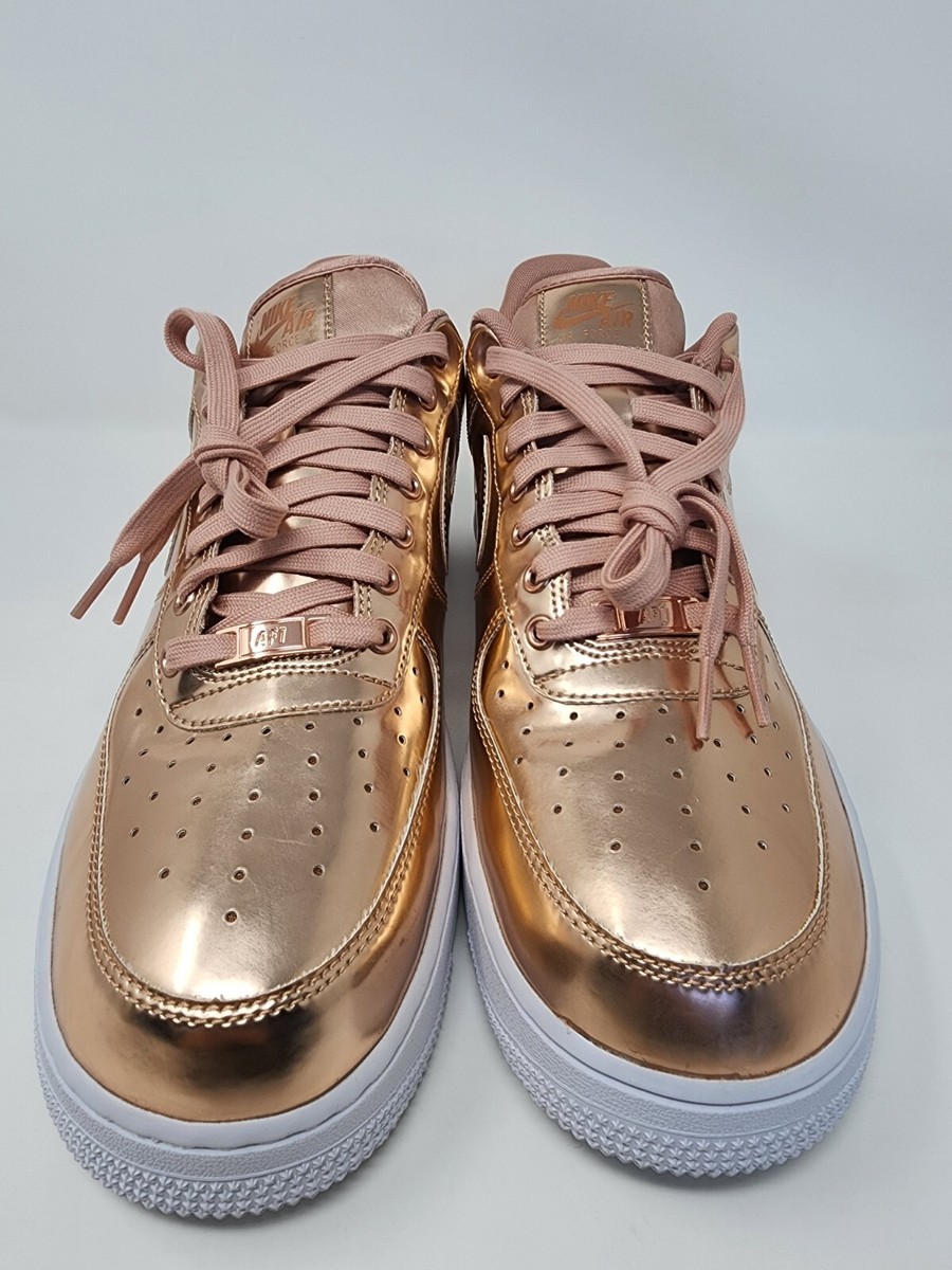 スニーカー Nike Air Force 1 Low Liquid l Swoosh llic Rose Gold s-l1200.jpg
