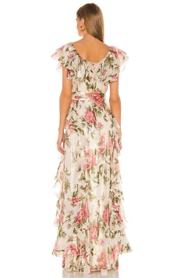 NWT Alice McCall Salvatore Gown Floral Gold Size AU 12 US 8 UK 12 | eBay