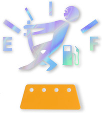 Funny Car Stickers, High Gas Consumption Decal, Universal Fuel Gage Stickers, Su