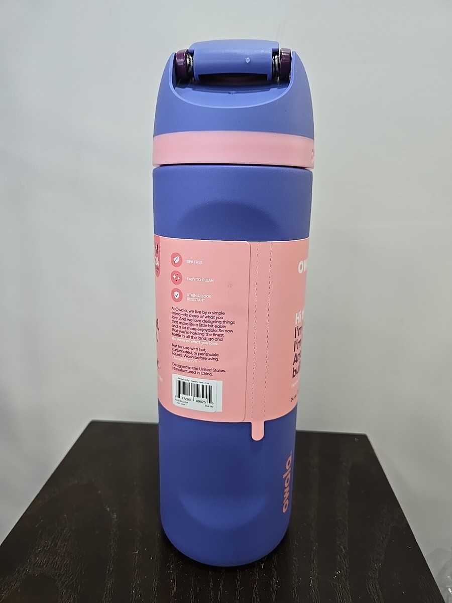 Owala FreeSip Stainless Steel Water Bottle / 24oz / Color: Blue