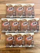 10 BOXES of A&W 6x Root Beer 'On the go' Powder drink sachets (60 sachets total)