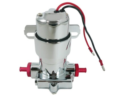 #ad High Flow Electric Fuel Pump 97 GPH 7 PSI Universal For Holley Demon Carb Chrome $74.95