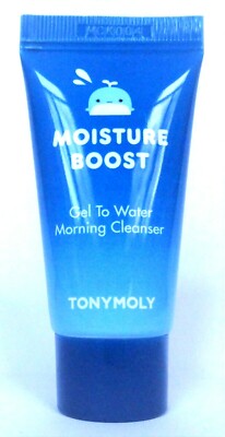 TonyMoly Moisture Boost Gel To Water Morning Cleanser 15ml New