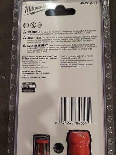 Milwaukee 48-22-2934 Controlador Multi-Bit Precisión Magnética 27 en 1 Más Versátil - Imagen 7 de 9