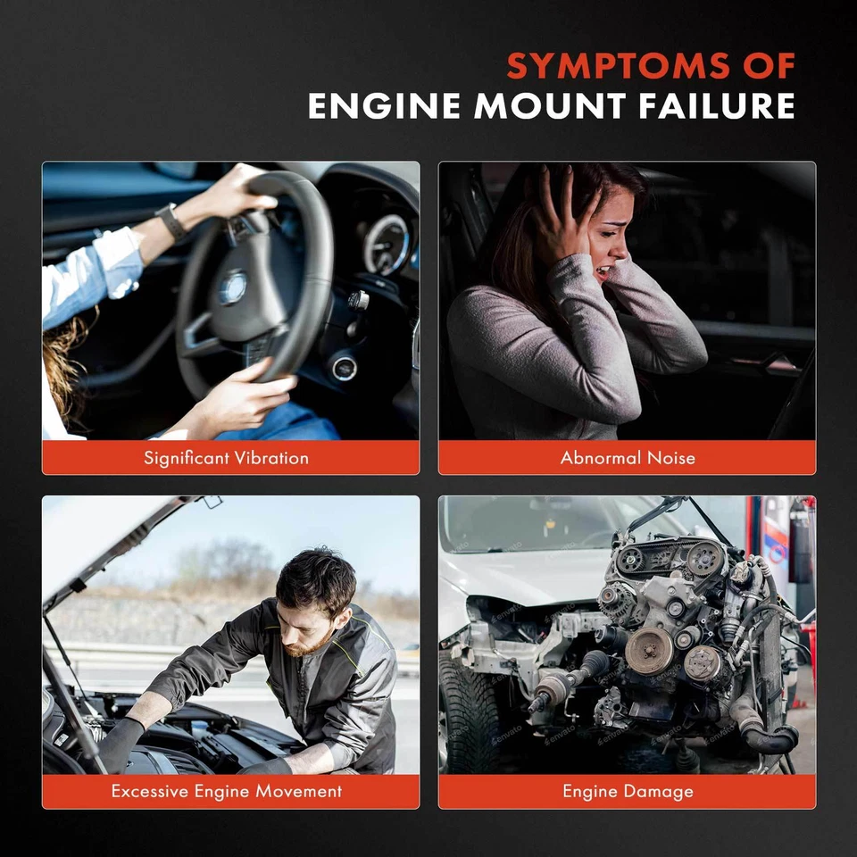 Montaje de motor de pasajero delantero para Ford E-350 Econoline 1997-1998 E-350 Super Duty Foto 3 de 4