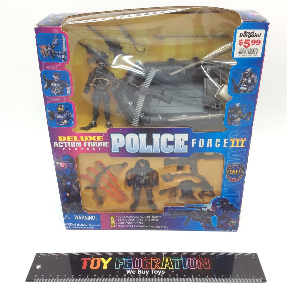 Police Force Series 3 (S.W.A.T.) - Deluxe Swat Action Figure