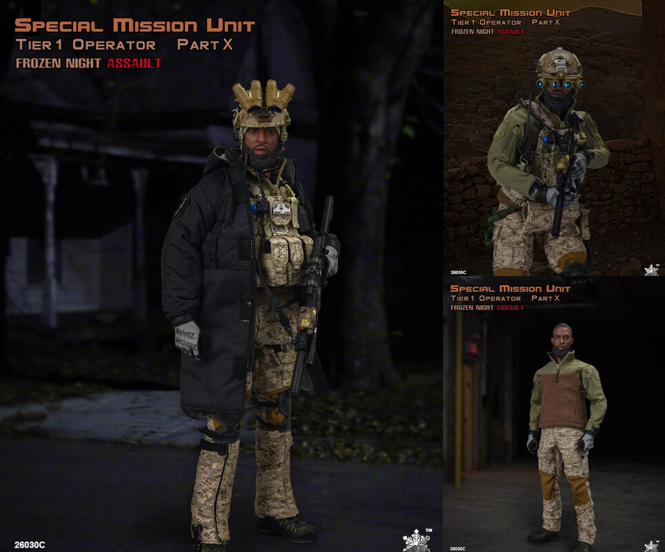 ミリタリー 1/6 E&S SPECIAL MISSION UNIT FROZEN IN STOCK，Easy&Simple 1/6 Special Mission Unit Part X Frozen