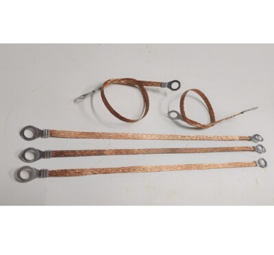 20 Piezas Cables De Tierra Para Coche - Cobre Trenzado, Anillos De Conexión, Para Motor Y Batería