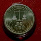 1972 Universaro World Trade Round-M & B Mining 1 Troy oz..999 Fine Silver