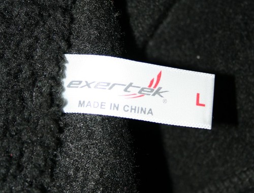 EXERTEK FLEECE VEST SLEEVELESS COVER UP ZIP UP BODY WARMER BLACK L - Picture 4 of 8