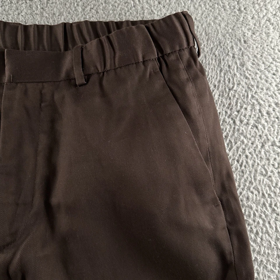 H&M Mens Pants Brown Size 31 Regular Fit Dress Pant Elastic Waist Lyocell - Image 4 of 4
