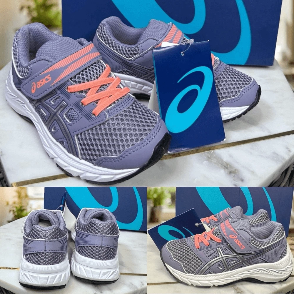 Scarpe da ginnastica ASICS giovane ragazza CONTEND 5 PS ASH ROCK SILVER taglia 10 EU 27