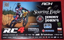 Ricky CARMICHAEL #4 Signed 2019 RCH Soaring Eagle SUZUKI 8x12