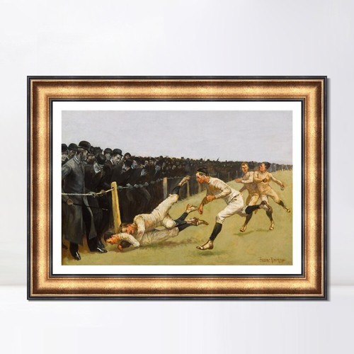Lona enmarcada Estampado Giclee Touchdown Yale vs. Princeton por Frederic Remington - Imagen 14 de 16