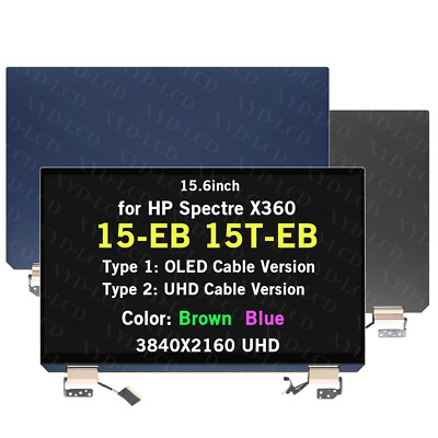 15.6in LCD Screen Display Assembly for HP Spectre X360 15-EB0013TX 15-EB0014TX