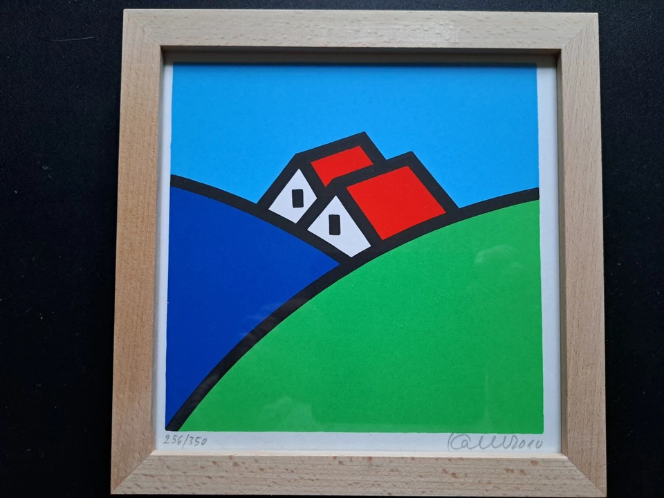 Udo Kaller, Nürnberg, Siebdruck nummeriert, signiert, datiert 2010 - Bild 3 von 3