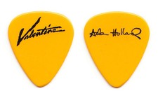 Valentine Adam Holland Signature Concert-Used Yellow Guitar Pick - 1990 Tour