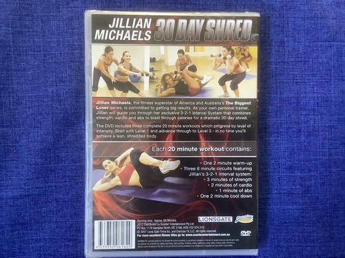 Jillian Michaels 30 Day Shred (DVD, 2012) Expert Trainer From The Biggest Loser - Picture 2 of 2