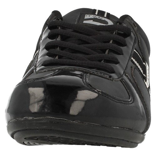 Saldi Uomo Nicholas Deakins Jacksonville Similpelle Nera Stringate Trainer - Foto 6 di 8