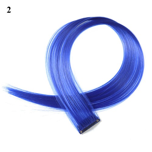 Coloeful Highlight Wigs Long Straight Hair Clip On Hair Glueless Women Wig η - Bild 13 von 36