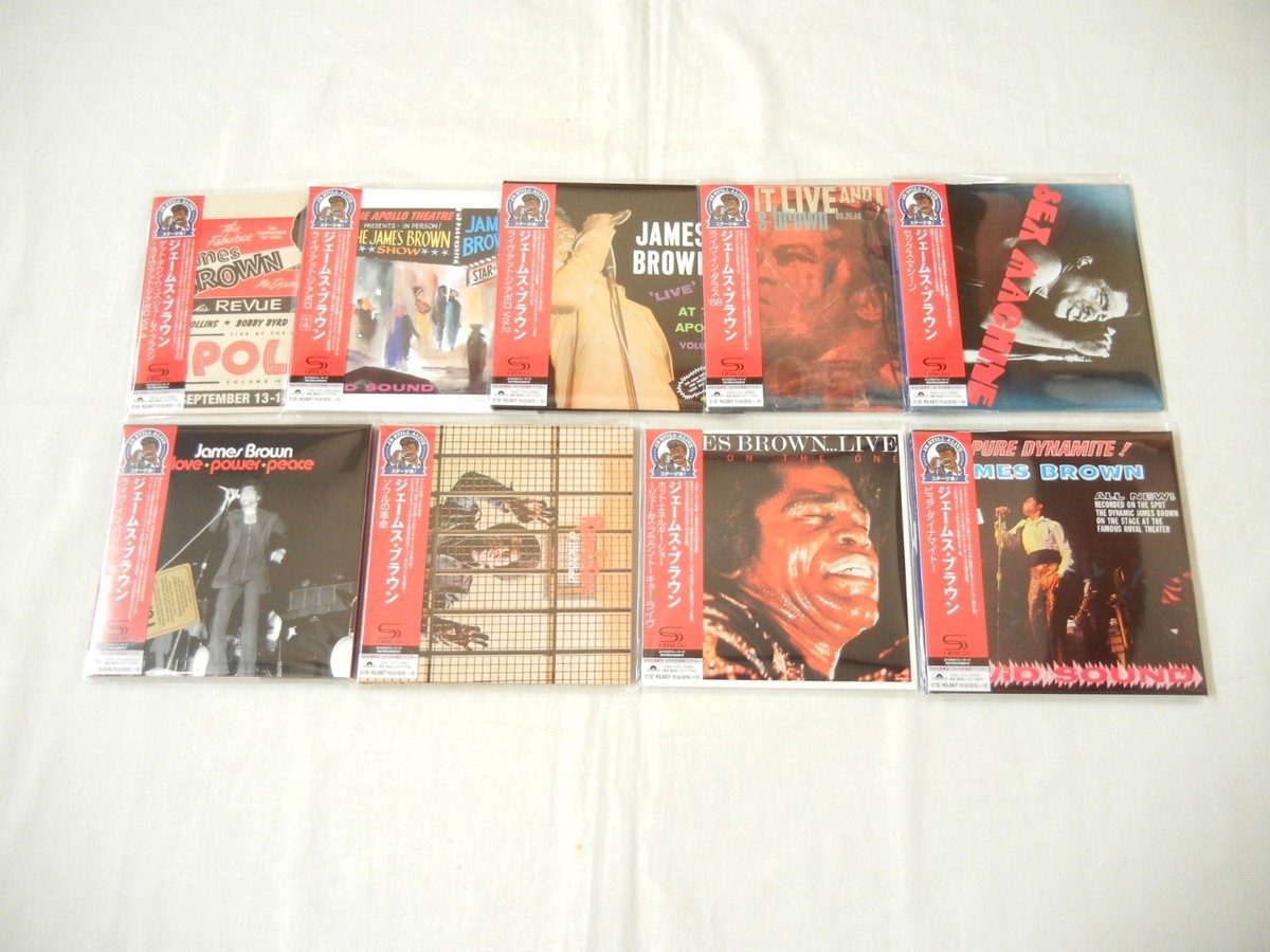 James Brown JAPAN 9 Live albums Mini LP SHM-CD PROMO BOX SET | eBay