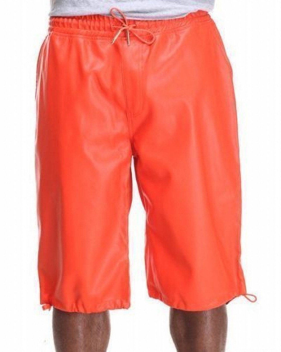 ハーフ・ショートパンツ IONSEOUL Leather Bermuda Pants JE1123 レザー ショートパンツ（メンズショート、ハーフパンツ