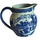 Vintage Victoria Ware Ironstone Art Pottery Pitcher Flow Blue Style 6.5" — photo 2