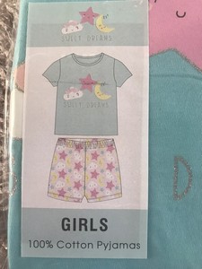 baby girl summer pyjamas