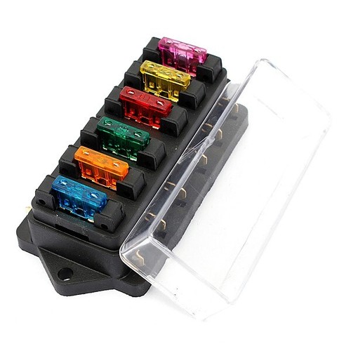 25 Pack 10 AMP ATC/ATO STANDARD Regular FUSE BLADE 10A CAR TRUCK BOAT MARINE RV - Picture 7 of 7
