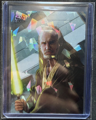 2026 Topps Chrome Star Wars Galaxy Qui-Gon Jinn #GA-2 /150